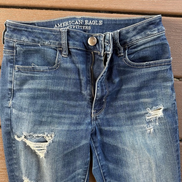 American Eagle Hi-Rise Jeggings Super Stretch - Picture 2 of 4